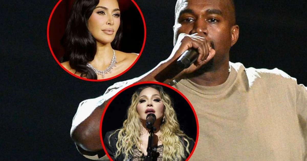 Bomba! Kanye West dispara contra ex-mulher, Kim Kardashian, e faz revelação surpreendente sobre Madonna. Entenda!
