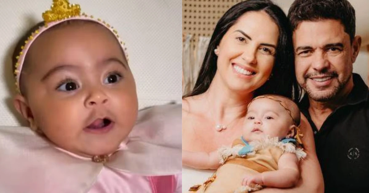 Já fez 6 meses? Filha de Zezé Di Camargo e Graciele tem festão de princesa: 'Meu final feliz'