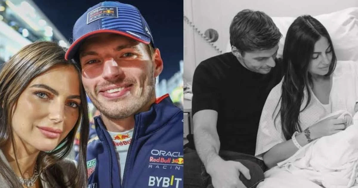Kelly Piquet e Max Verstappen anunciam nascimento da primeira filha