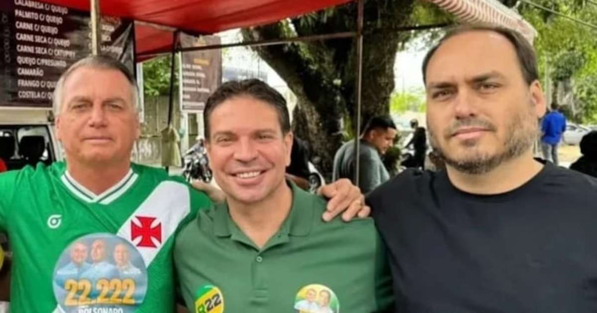 Em campanha no Rio, Bolsonaro diz que cabe a Marçal 'provar que laudo é verdadeiro'