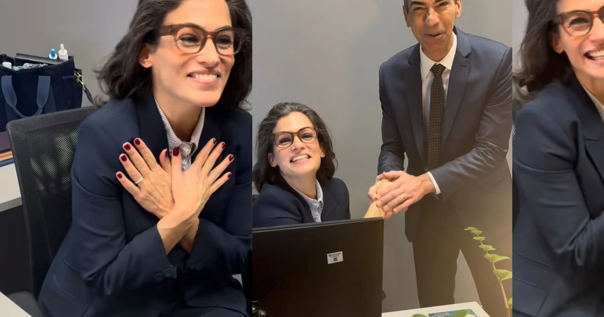 Novo âncora do 'JN', César Tralli ganha presente carinhoso de Renata Vasconcellos em estreia - e detalhe na surpresa prova conexão dos dois