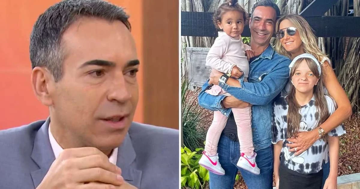 Filha de Cesar Tralli não se mudará para o Rio? Novo âncora do 'JN' explica mudança: 'Adaptação'