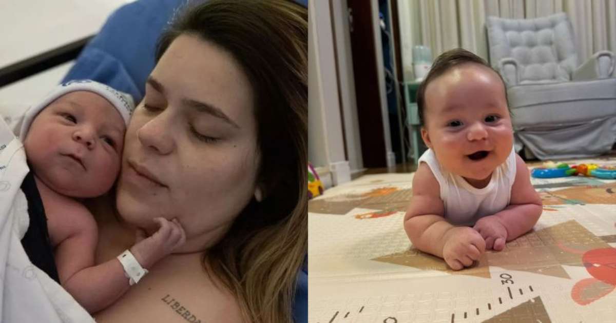 Viih Tube celebra 3 meses do filho e relembra internação: 'Você é um guerreiro'