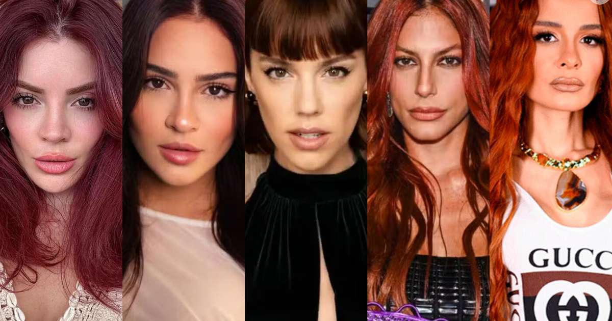 Mudanças de visual das famosas em 2024: tons de ruivo imperam na escolha e se tornam os queridinhos das celebs