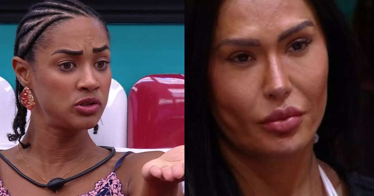 BBB 25: Aline fala sobre rosto de Gracyanne Barbosa: 'Cara toda esticada'