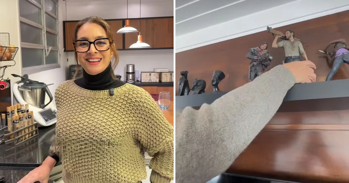 Zumbis e Faraós: Cátia Fonseca mostra sua cobertura com decoração inusitada