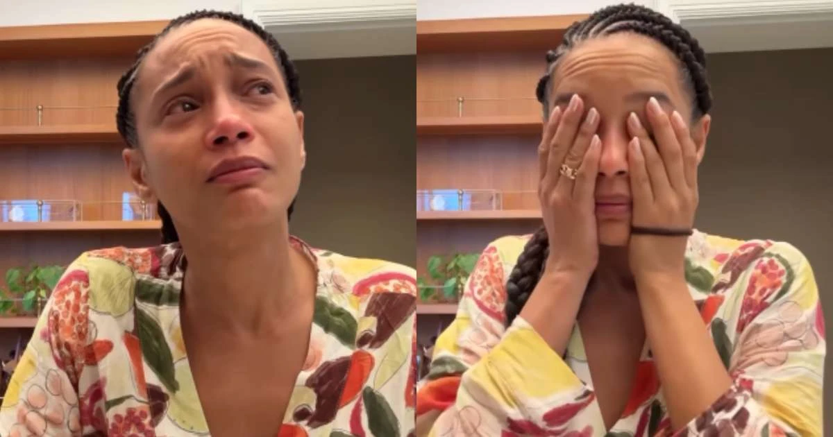Taís Araujo chora em vídeo sobre o fim de Vale Tudo: 'Não vou negar que é um alívio'
