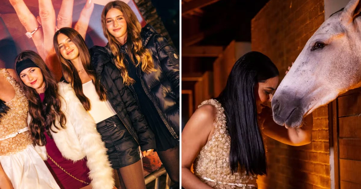 Filha de Angélica, Eva Huck, vai em aniversário de apresentadora e look chama a atenção