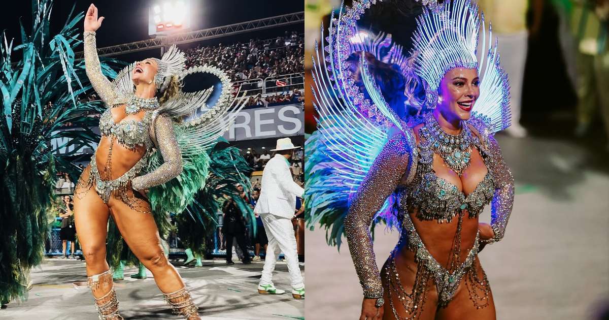 Paolla Oliveira reage após Grande Rio ficar em segundo lugar no Carnaval: 'Não se mede'