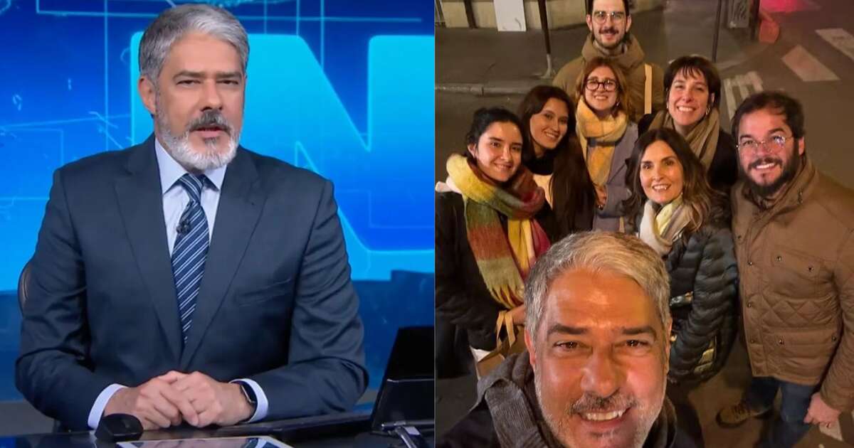 Após sumir do Jornal Nacional, paradeiro de William Bonner é revelado; saiba onde ele está