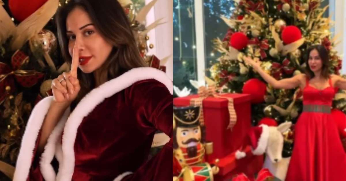 Maíra Cardi revela decoração de Natal em sua mansão: 'Não vai dar'