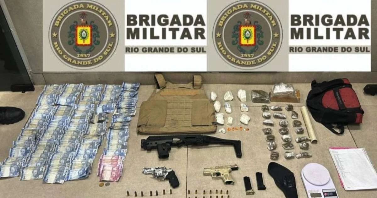 Foragido armado é preso em Capão da Canoa com drogas e munições