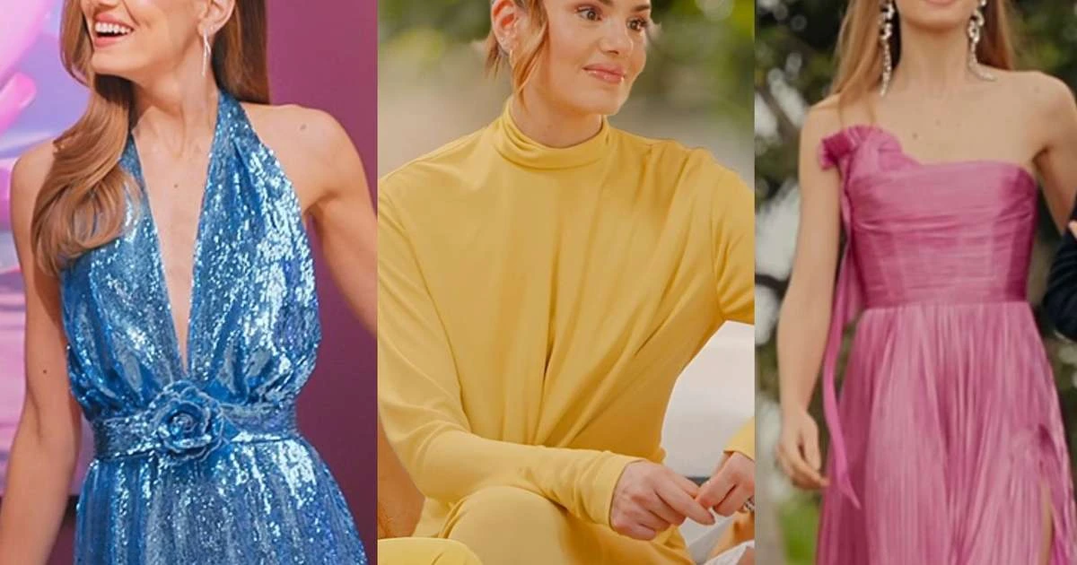 Românticos e elegantes: aqui estão as fotos e detalhes dos looks de Camila Queiroz no reality da Netflix 'Casamento às Cegas 50 +'