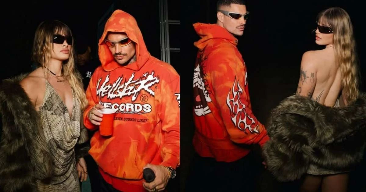 Filipe Ret pede Agatha Sá em casamento durante show e reação da amada diverte o público