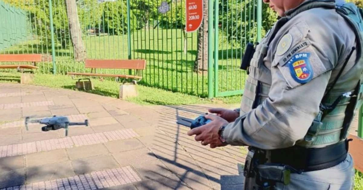 Olhos no céu: Brigada Militar usa drones para patrulhar Porto Alegre