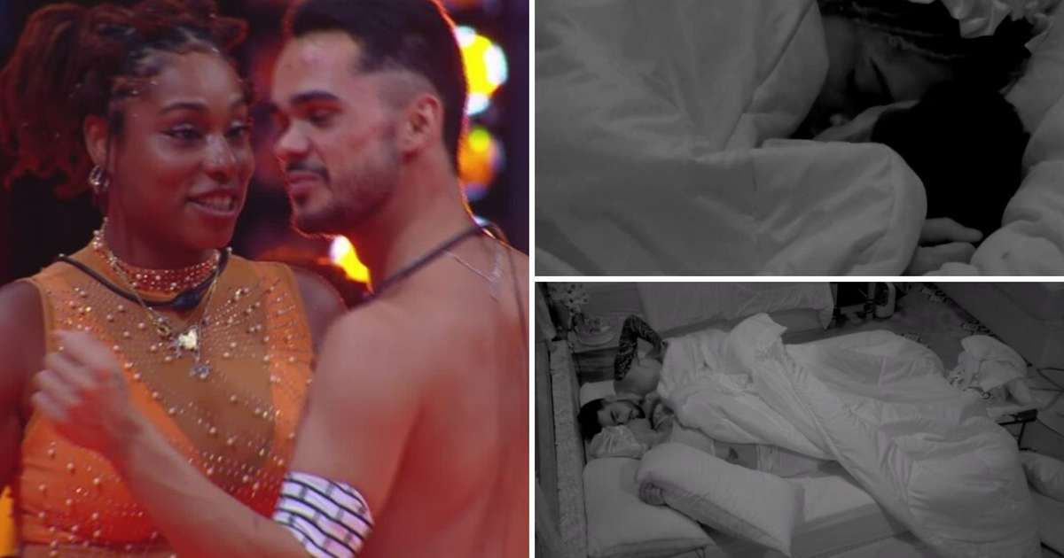 BBB 25: Aos beijos, João Gabriel e Thamiris fazem edredom pegar fogo após festa