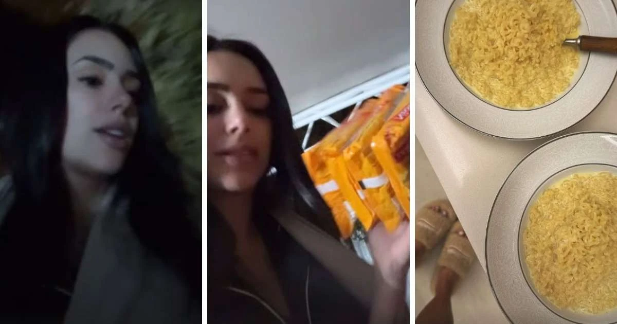 Bruna Biancardi vive 'drama' para comer miojo com Neymar: 'Fala sério, nesse frio'