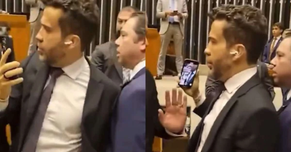 Janones mostra vídeos de suposta agressão e acusa deputado de importunação sexual