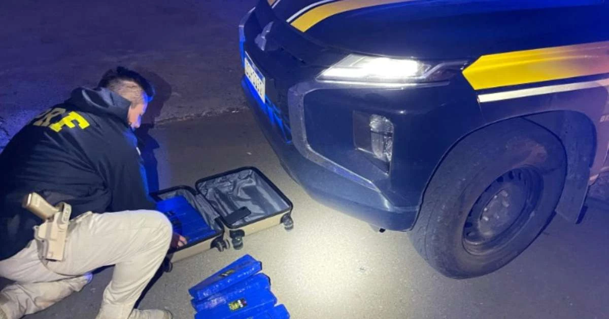 Adolescente é apreendido com maconha em carro de aplicativo que vinha de Porto Alegre