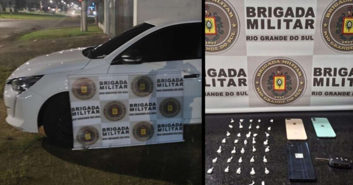 Três são presos em Imbé por tráfico de drogas em Operação da Brigada Militar