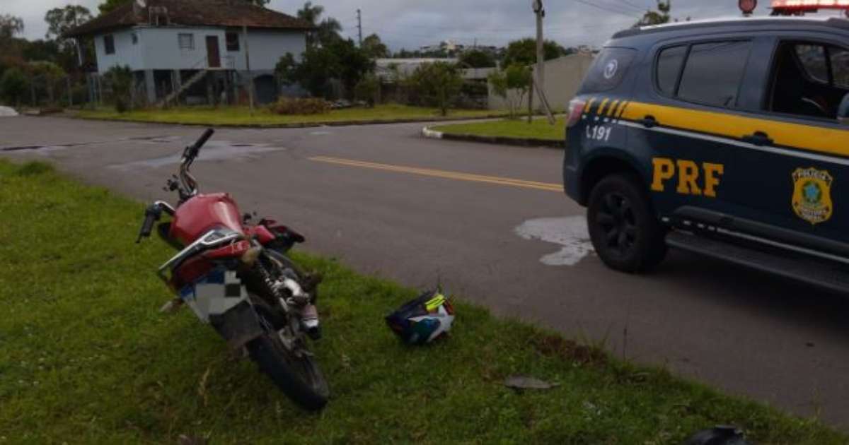 Motociclista com drogas é preso após perseguição em Caxias do Sul