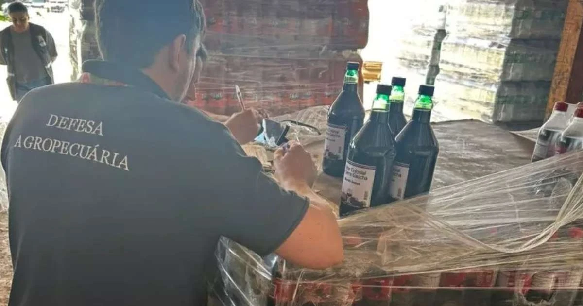 Fiscalização apreende mais de 5 mil litros de vinhos clandestinos em Porto Alegre