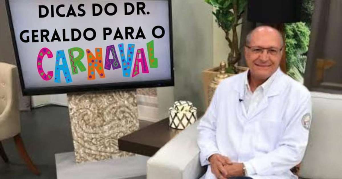 Alckmin faz post bem-humorado dando dicas para foliões curtirem o carnaval; veja