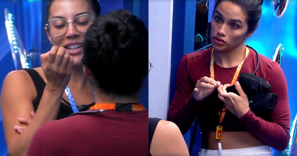 BBB 25: Eva aconselha Renata após investida de Maike e dispara: 'Caindo no meu conceito'