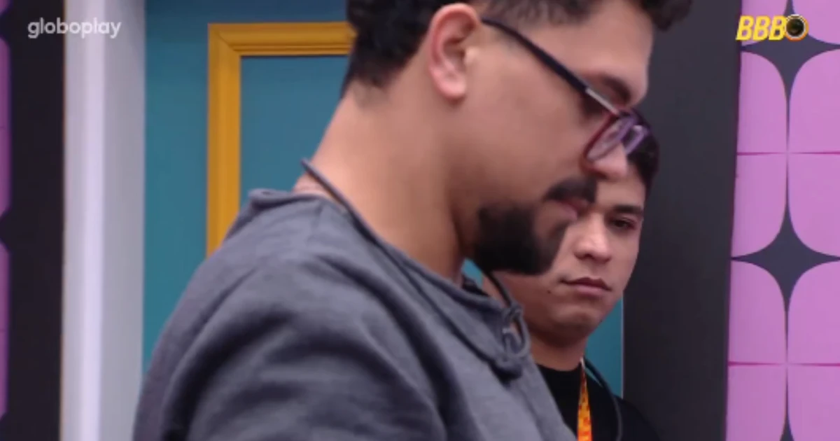 BBB 25: Guilherme e Vinicius se emocionam antes do paredão: 'Irmão'