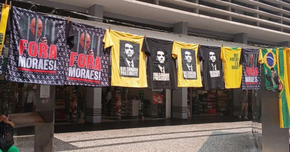 Mobilização para ato com Bolsonaro na Paulista tem cartazes contra STF e Moraes, veja imagens