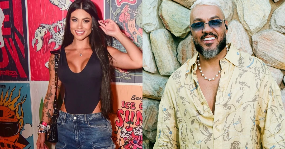 Belo surge em primeira foto com a namorada durante viagem de luxo: 'Te amo'
