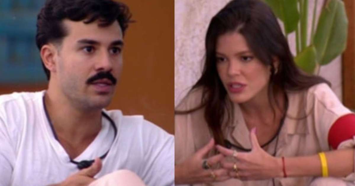 BBB25: Vitória Strada e Mateus discutem relação após treta: 'Falando sério'