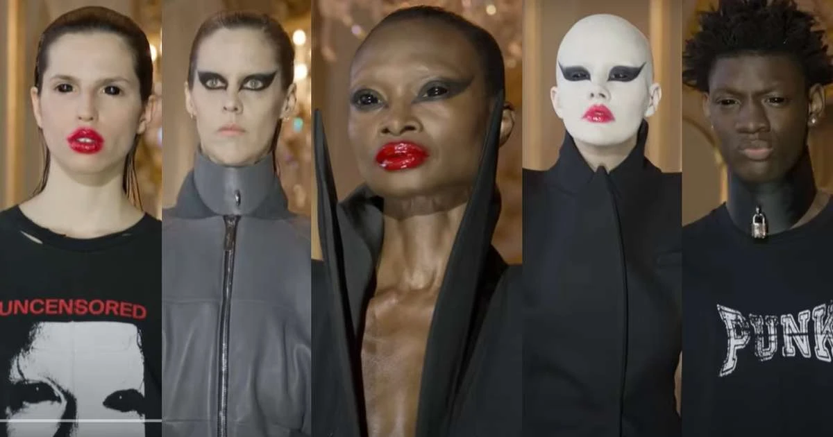 Desfile mais exótico de Paris parecia uma invasão de ETs fashionistas; assista