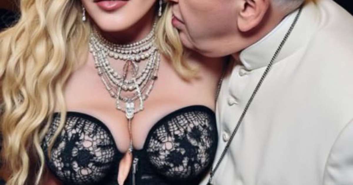 Madonna provoca Igreja Católica com fotos do Papa Francisco geradas por IA