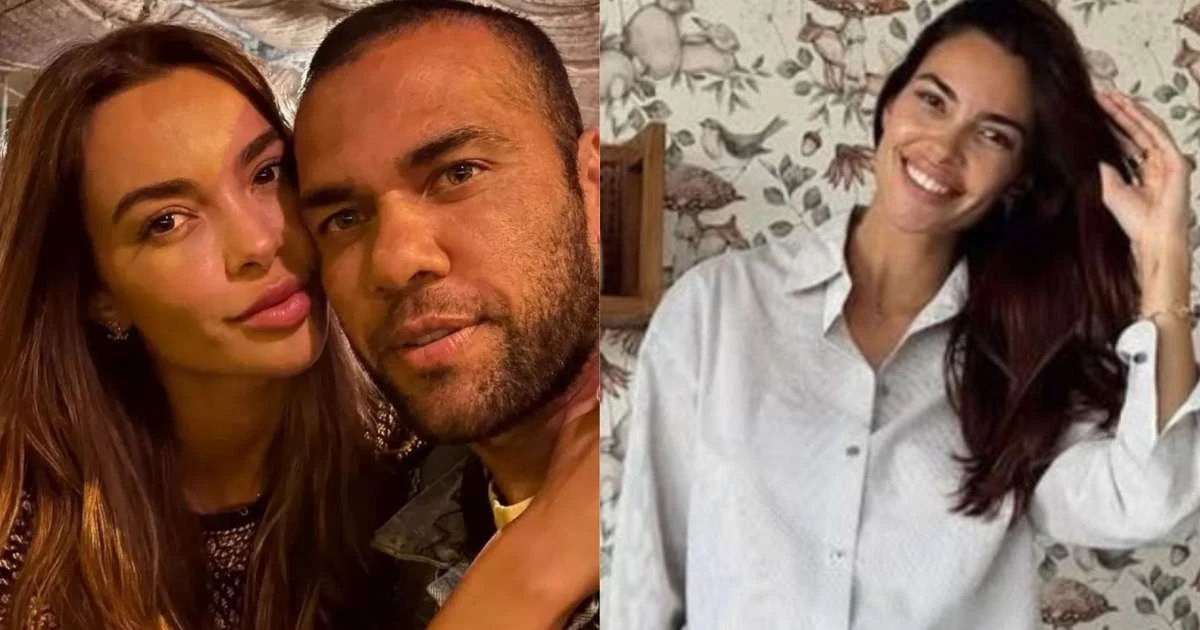 Grávida, esposa de Daniel Alves faz tour pelo quarto do primeiro filho
