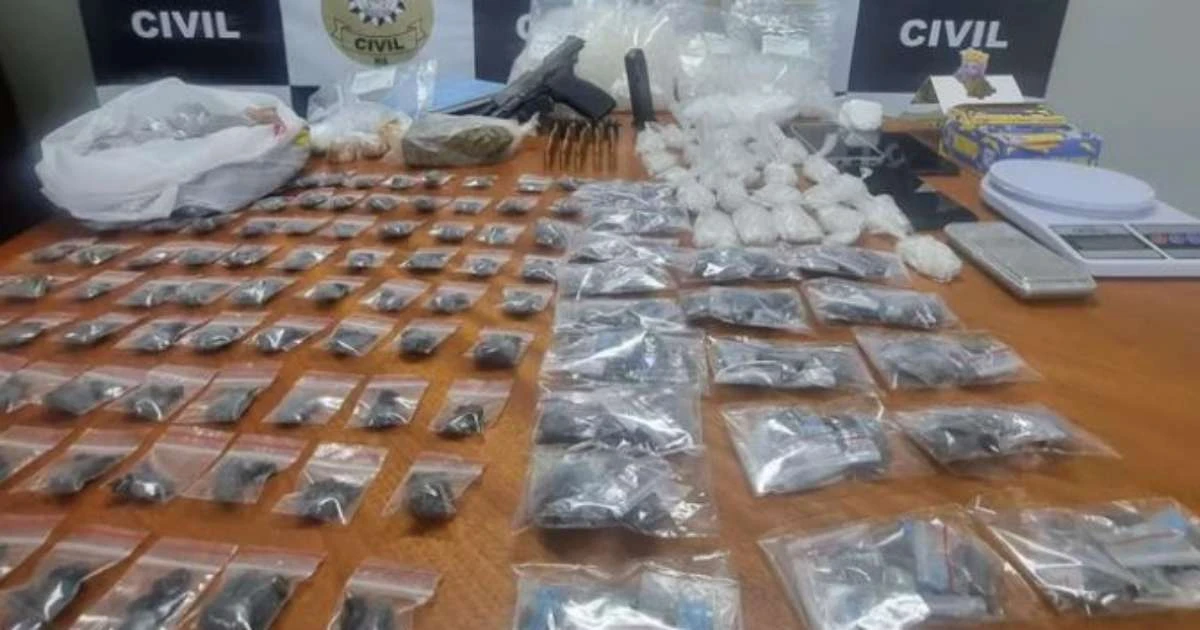 Polícia prende dois homens por tráfico e porte ilegal de arma em Porto Alegre