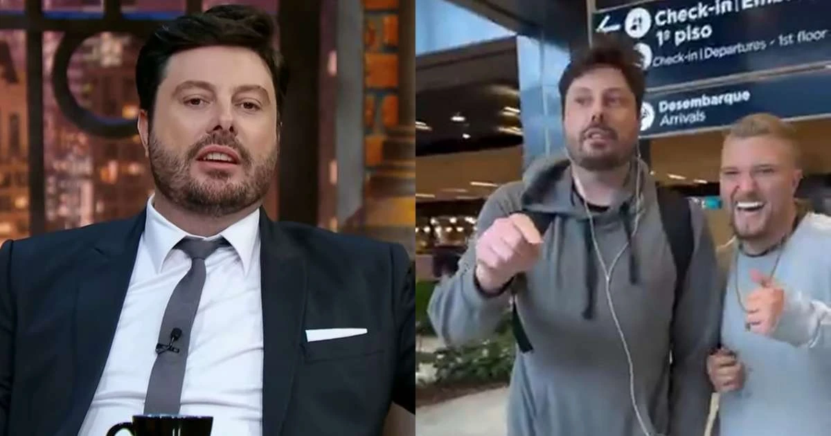 Danilo Gentili se revolta ao ser exposto destratando fã: 'Mandar tomar no c*