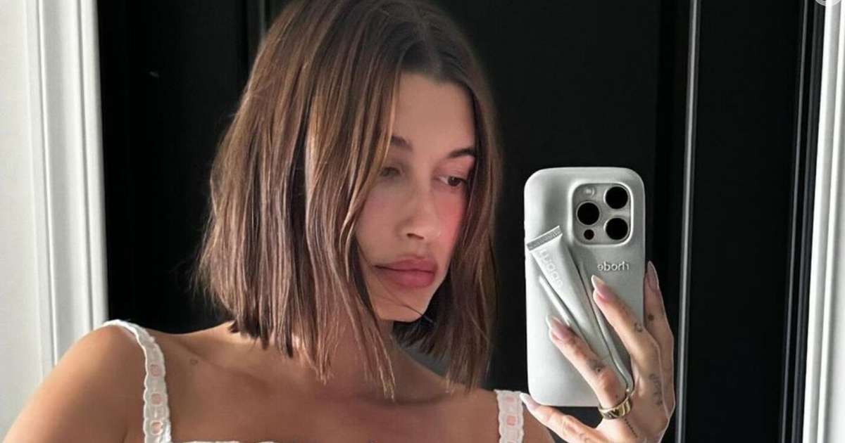 Hailey Bieber exibe corpo real 2 meses após nascimento de filho com Justin Bieber e web reage: 'Grande gostosa'