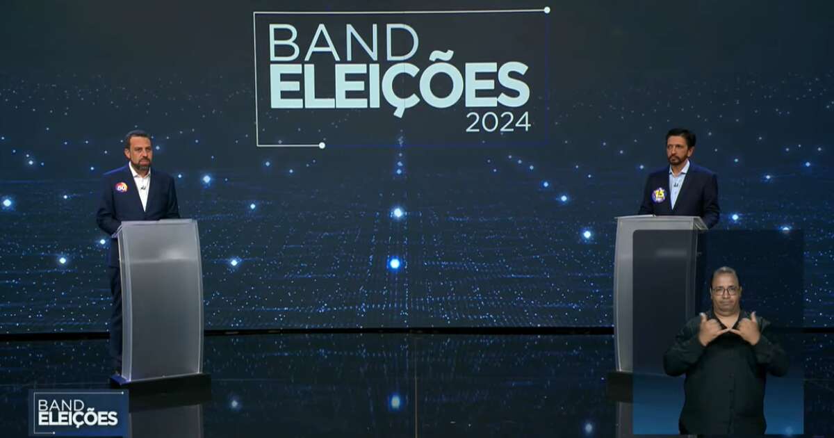 Primeiro debate do 2º turno tem Boulos e Nunes trocando acusações sobre culpa por falta de energia em SP