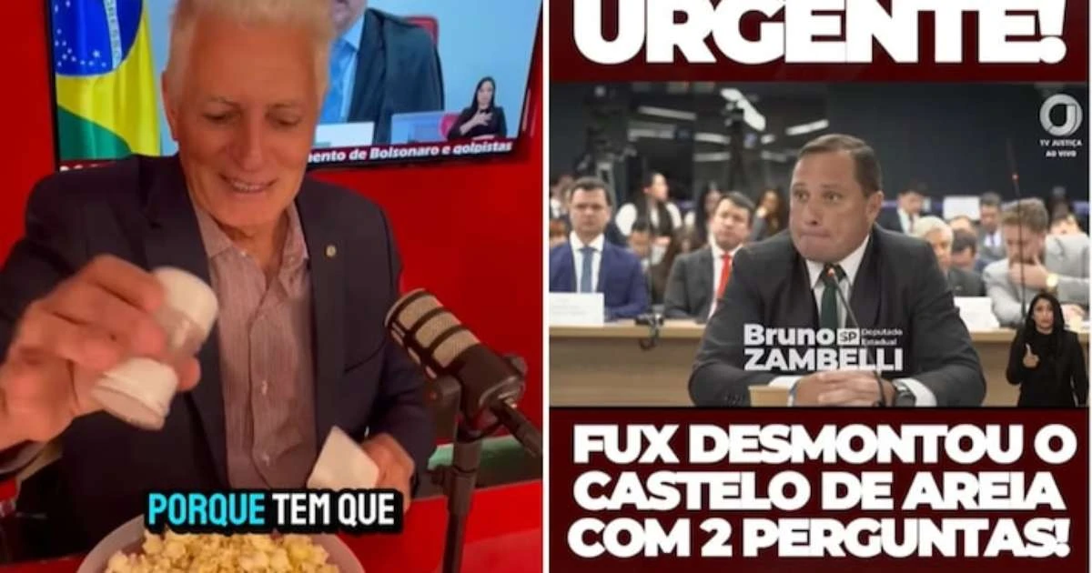 Primeiro dia de depoimento no STF tem petista comendo pipoca e bolsonarista fazendo cortes com Fux