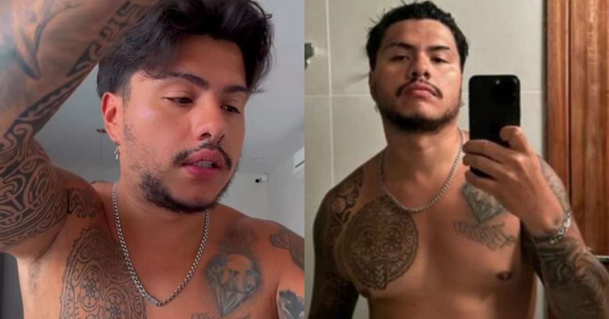 Mítico assume nude vazado e se choca com avaliação ao vivo: 'Tô salivando'