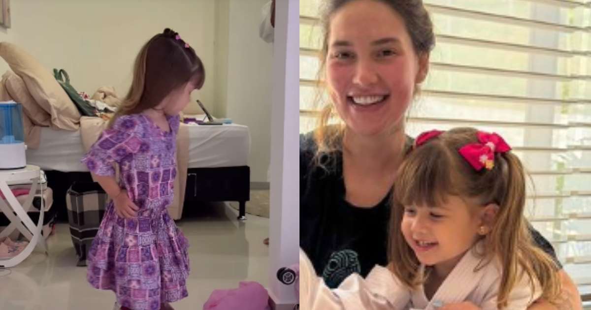 Filha de Virginia faz pedido inesperado à mãe durante brincadeira: 'Qual a música?'