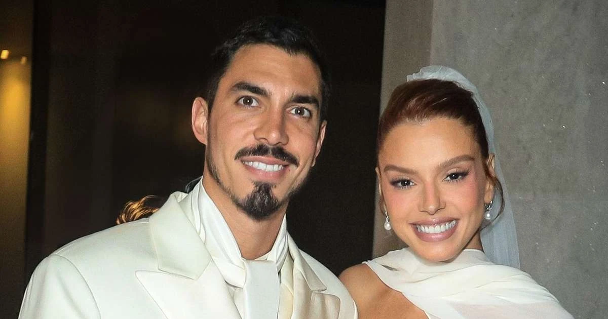 Casamento Giovanna Lancellotti e Gabriel David: atriz de 'Dona de Mim' define sentimento do 'sim' após 4 anos de namoro. 'Encontro do amor'