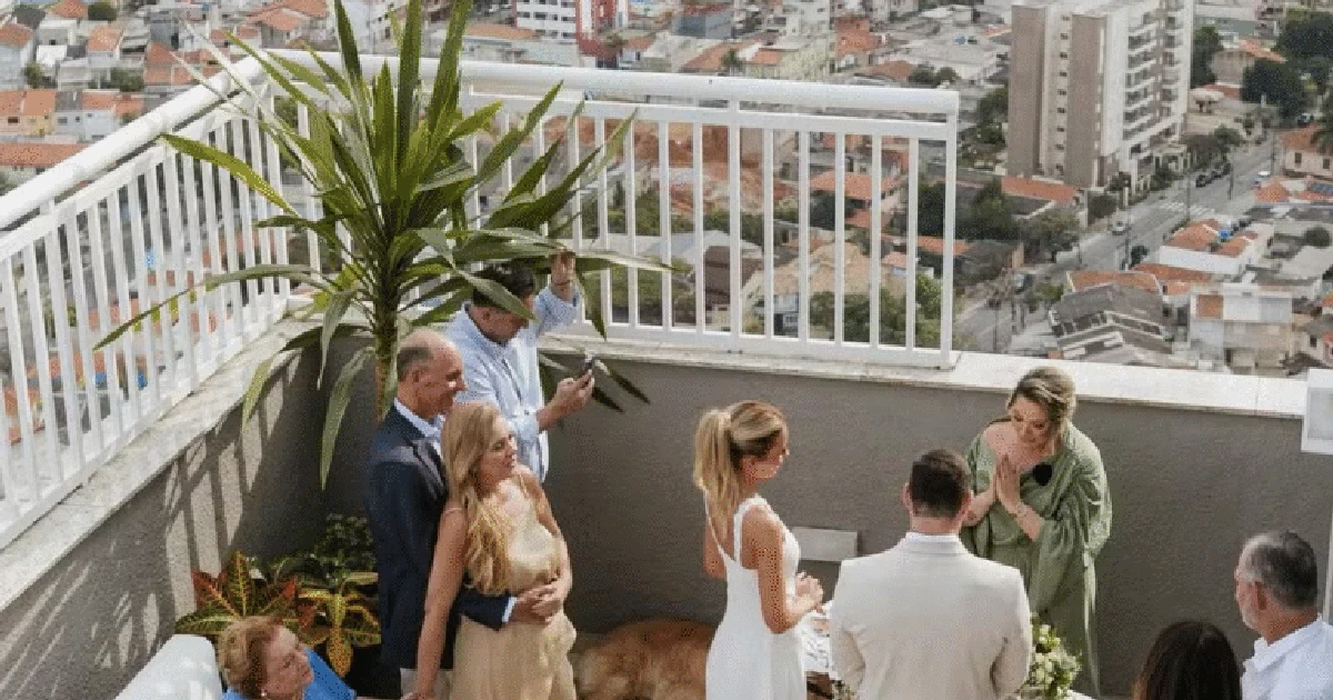 Ex-BBB Gustavo Benedeti se casa com modelo; veja fotos