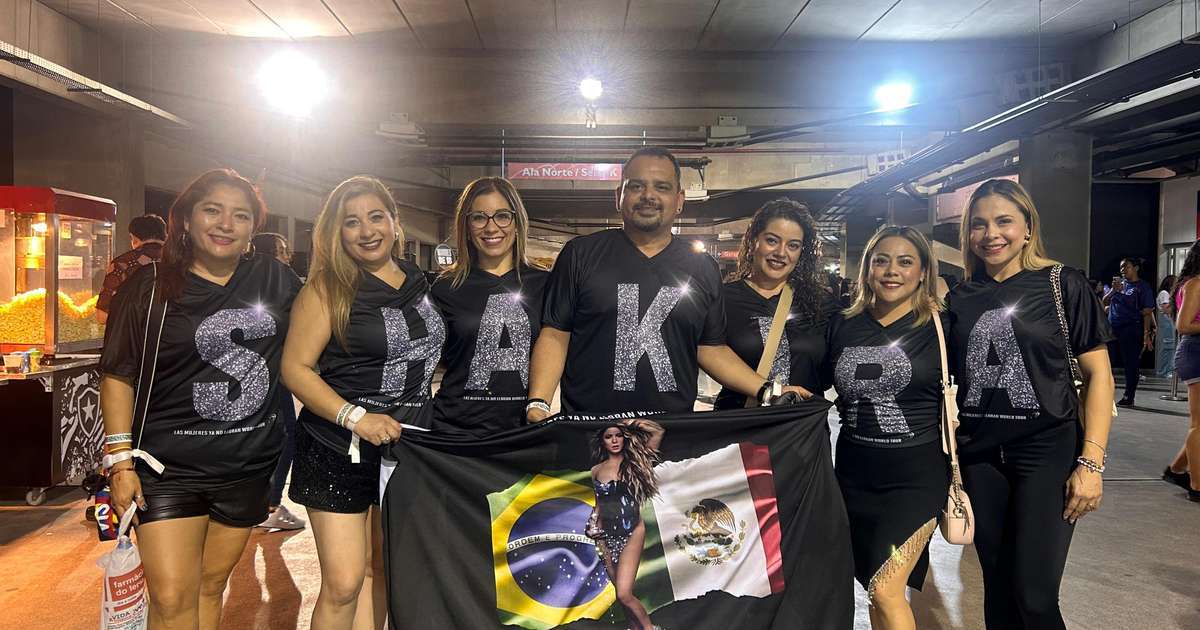 Mexicanos viajam ao Rio de Janeiro para show de Shakira: 'Pretexto perfeito para vir ao Brasil'