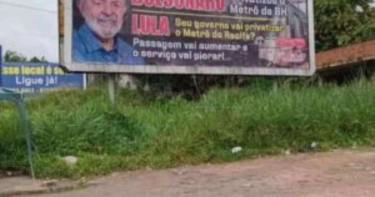 Metroviários lançam campanha em outdoors contra privatização do Metrô do Recife