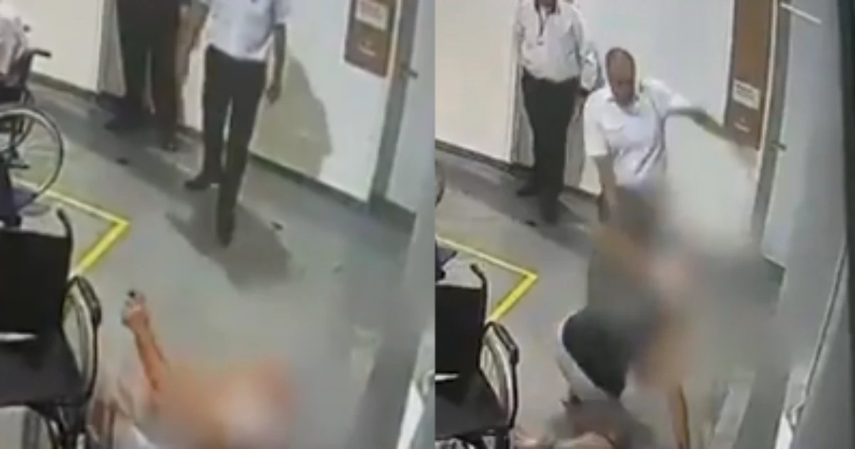 Paciente com colar cervical é agredido por segurança dentro de hospital na Grande São Paulo
