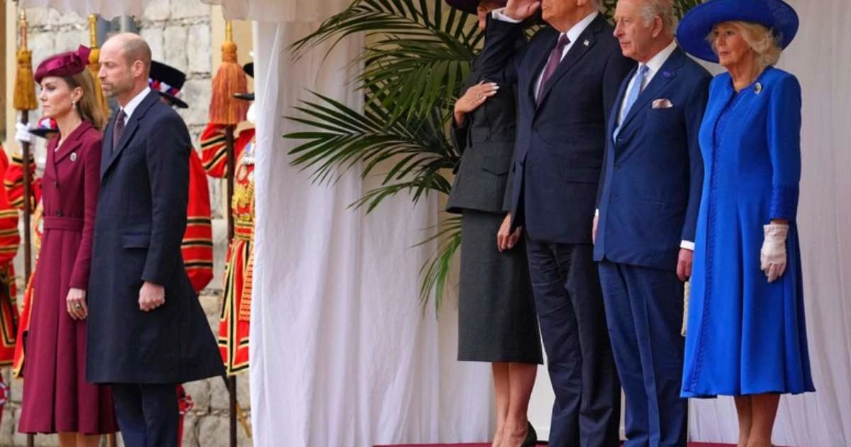 Trump é recebido como 'realeza' por Charles III em Windsor