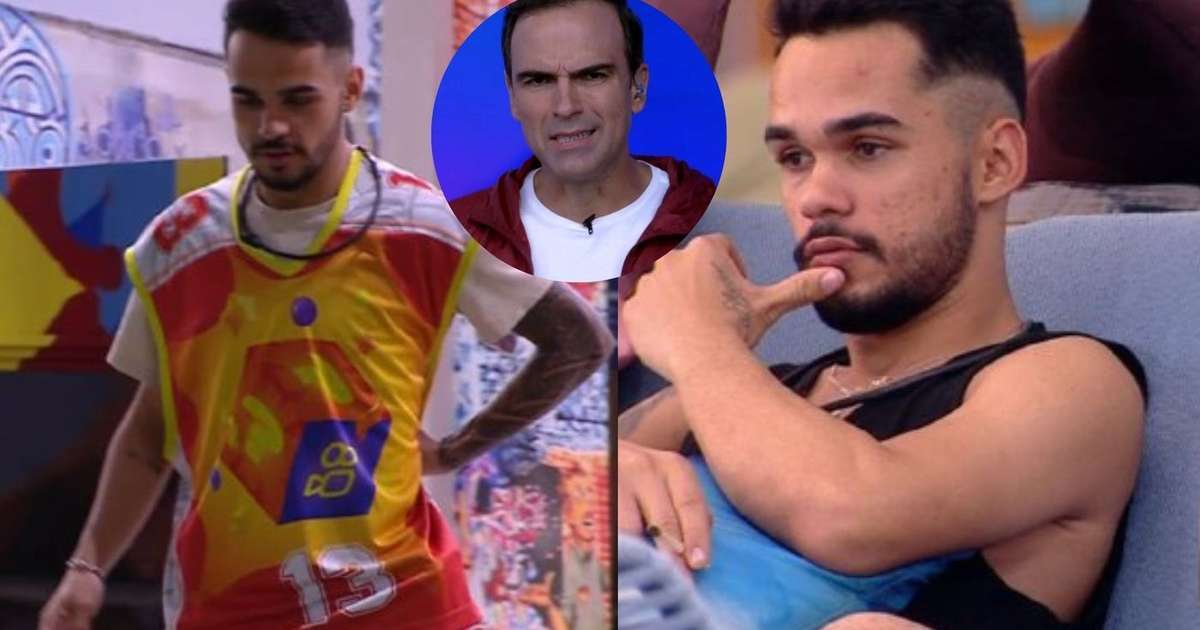 Que mico! Tadeu Schmidt dá bronca e ELIMINA João Gabriel e João Pedro da Prova do Líder do 'BBB 25' por quebra de regra