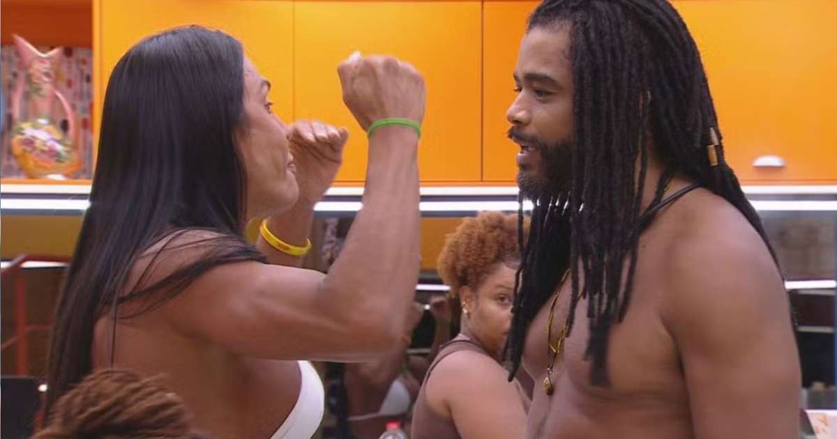 BBB 23: Amigos? Diogo comemora noite ao lado de Gracyanne após veto em prova